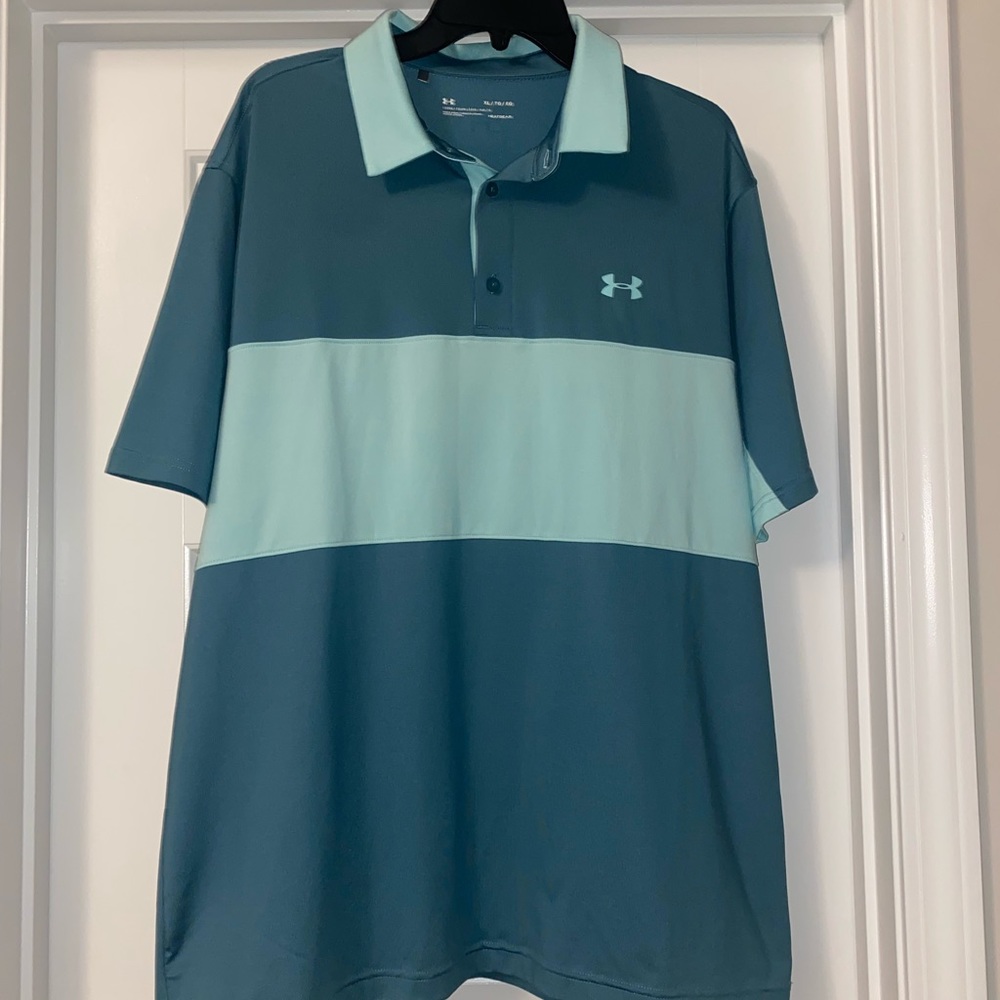 Under Armour polo.